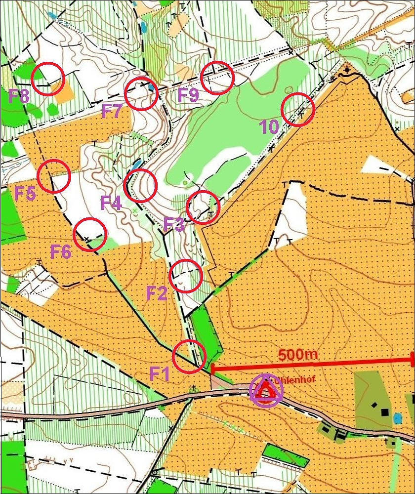 Senderstandorte Holtwick Foxoring Feb. 2017