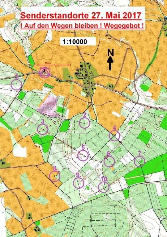 Senderstandorte Holtwick Foxoring Mai 2017